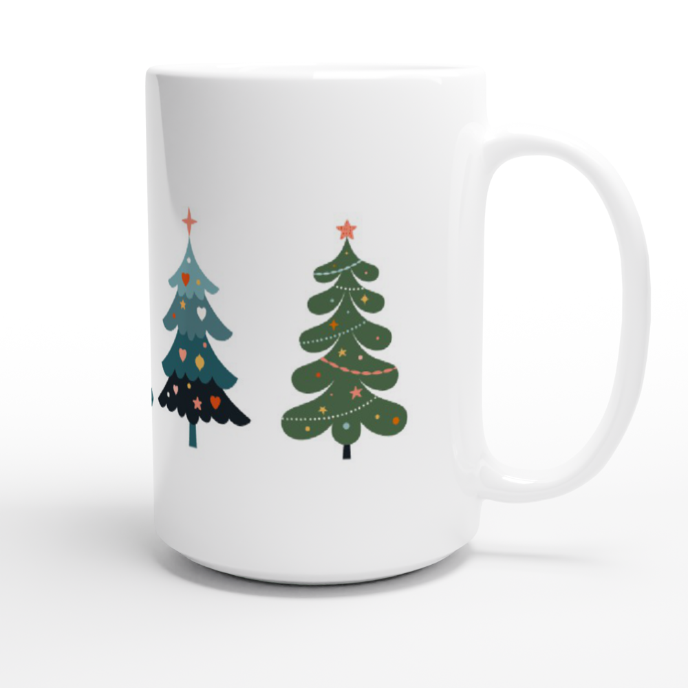 Cheery Christmas Tree 15oz Ceramic Mug