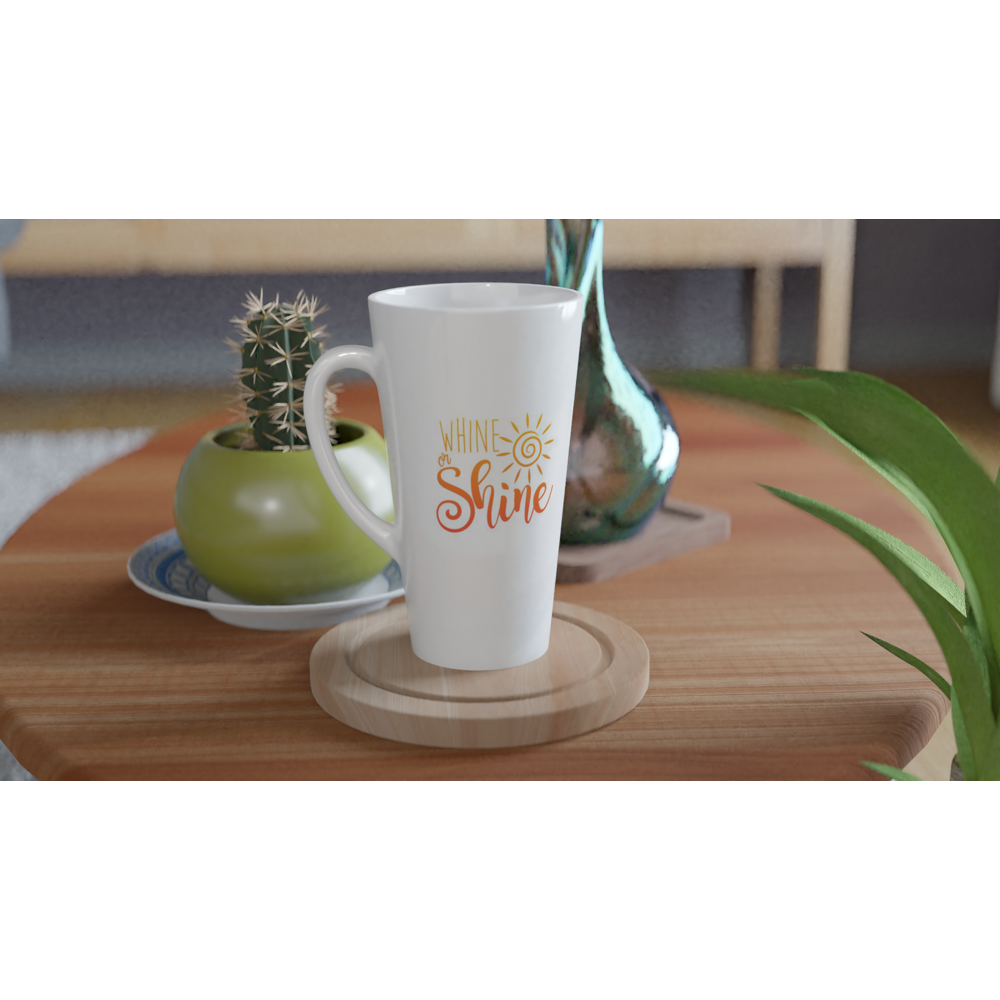 Whine or Shine White 17oz Ceramic Mug