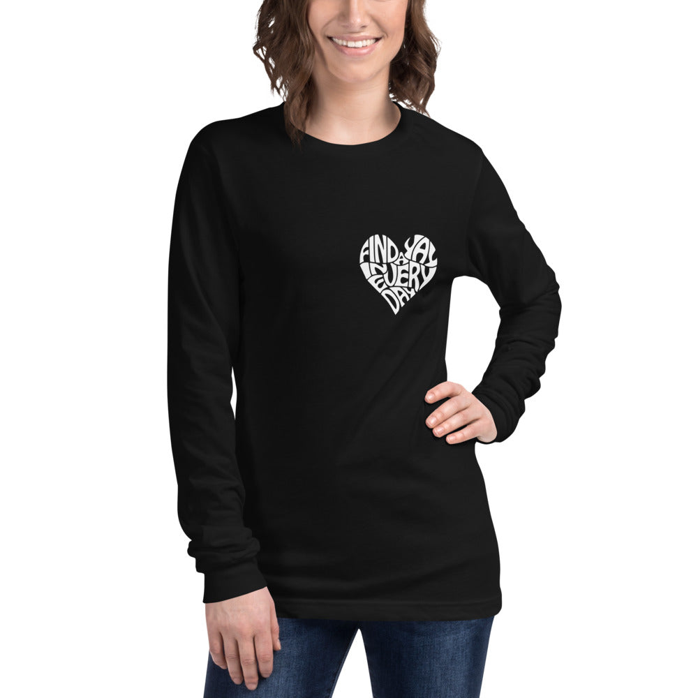 Find a Yay in Every Day Unisex Long Sleeve Tee