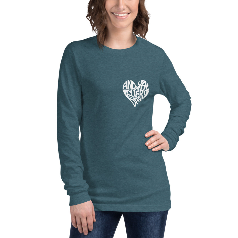 Find a Yay in Every Day Unisex Long Sleeve Tee