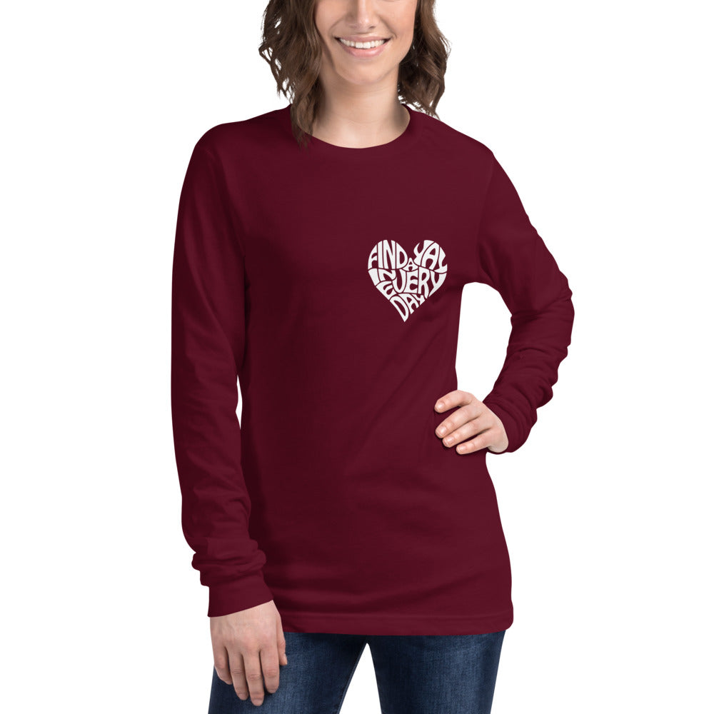 Find a Yay in Every Day Unisex Long Sleeve Tee
