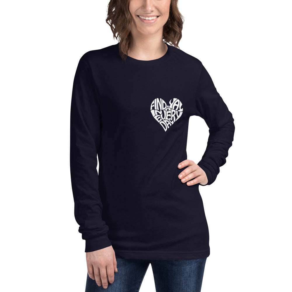 Find a Yay in Every Day Unisex Long Sleeve Tee
