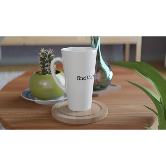Find the Yay in Every Day Simple White 17oz Ceramic Mug