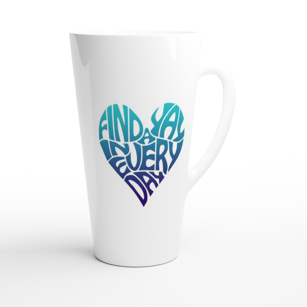 Find a Yay in Every Day White 17oz Ceramic Mug