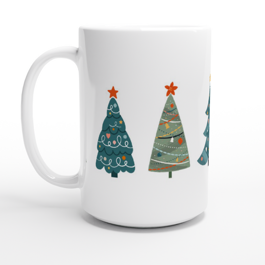 Cheery Christmas Tree 15oz Ceramic Mug