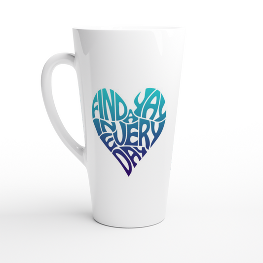 Find a Yay in Every Day White 17oz Ceramic Mug