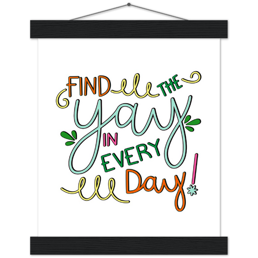 Wall Hanging 8 x 10 Classic Matte Paper Poster & Hanger